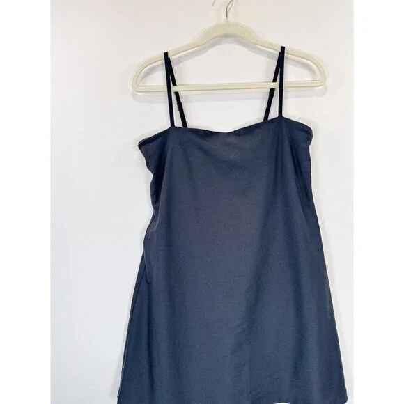 NEW YPB SculptLux Womens Dress Black Bandeau Mini Active Lined Stretch Large - Picture 5 of 12